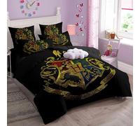 Shaari College of Magic Duvet Cover Set Soft Lightweight Microfiber 3 Piece Bedding Set with 2 Pillowcase Kids Quilt Cover Closure Double 200 x 200 cm
