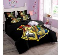 Shaari College of Magic Duvet Cover Set Soft Lightweight Microfiber 3 Piece Bedding Set with 2 Pillowcase Kids Quilt Cover Closure Double 200 x 200 cm