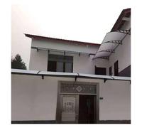 SHAARI Porch Awning Polycarbonate Imported Raw Materials UV Protection Wind Resistance Waterproof Hail Resistance(White,60x120cm)