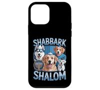 Shabbark Shalom Hanukkah Jewish Dog Menorah Shabbat Case for iPhone 12 mini
