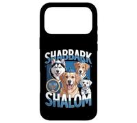 Shabbark Shalom Hanukkah Jewish Dog Menorah Shabbat Case for iPhone 17 Pro Max
