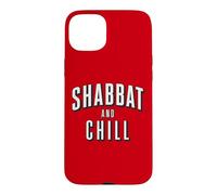 Shabbat And Chill Jewish Sabbath Keeper Shabbos Challah Case for iPhone 15 Plus