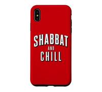 Shabbat And Chill Jewish Sabbath Keeper Shabbos Challah Case for iPhone XS Max