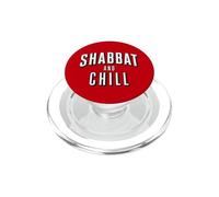 Shabbat And Chill Jewish Sabbath Keeper Shabbos Challah PopSockets PopGrip for MagSafe