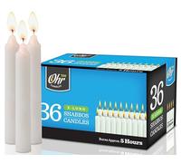 Shabbat Candles - Traditional Shabbos Candles - 5 Hour - 36 Count - by Ohr