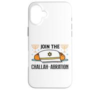 Shabbat Challah Jewish Chanukah Design With Challah Bread Case for iPhone 16 Plus