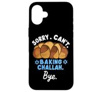 Shabbat Challah Jewish Chanukah Design With Challah Bread Case for iPhone 16 Plus
