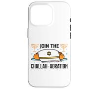 Shabbat Challah Jewish Chanukah Design With Challah Bread Case for iPhone 16 Pro