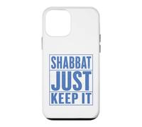 Shabbat Just Keep It Jewish Shabbat Shalom Challah Shabbos Case for iPhone 12 mini