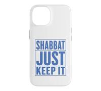 Shabbat Just Keep It Jewish Shabbat Shalom Challah Shabbos Case for iPhone 14