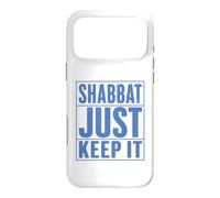 Shabbat Just Keep It Jewish Shabbat Shalom Challah Shabbos Case for iPhone 17 Pro Max