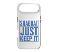 Shabbat Just Keep It Jewish Shabbat Shalom Challah Shabbos Case for iPhone Air