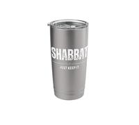 Shabbat Just Keep It Jewish Shabbat Shalom Stainless Steel Insulated Tumbler