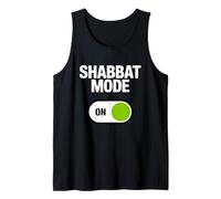 Shabbat Mode On Activated Hebrew Jewish Sabbath Keeper Tank Top