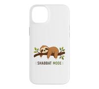 Shabbat Mode On Sleepy Sloth Sabbath Shalom Jewish Case for iPhone 14 Plus