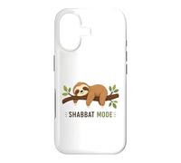 Shabbat Mode On Sleepy Sloth Sabbath Shalom Jewish Case for iPhone 17