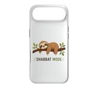 Shabbat Mode On Sleepy Sloth Sabbath Shalom Jewish Case for iPhone Air