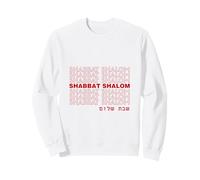 Shabbat Shalom Thank You Meme Hebrew Jewish Weekend Challah Sweatshirt