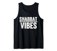 Shabbat Vibes Funny Jewish Jew Shabbos Hannukah Shalom Tank Top