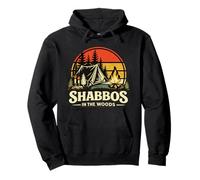 Shabbos In The Woods Happy Jewish Camper Shabbat Challah Pullover Hoodie