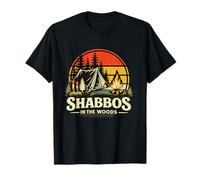 Shabbos in The Woods Happy Jewish Camper Shabbat Challah T-Shirt