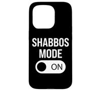 Shabbos Mode On Jewish Weekend Rest Shabbat Shalom Challah Case for iPhone 15 Pro