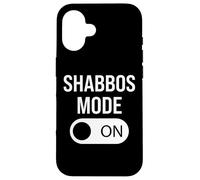Shabbos Mode On Jewish Weekend Rest Shabbat Shalom Challah Case for iPhone 16