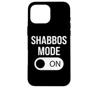 Shabbos Mode On Jewish Weekend Rest Shabbat Shalom Challah Case for iPhone 16 Pro Max