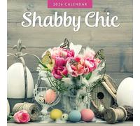 Shabby Chic - 2026 Square Wall Calendar - by Red Robin Publishing