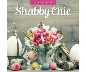 Shabby Chic - 2026 Square Wall Calendar - by Red Robin Publishing