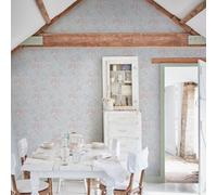 Shabby Chic By Rachel Ashwell Chelsea Blue Floral Wallpaper