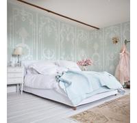 Shabby Chic By Rachel Ashwell Panel Francaise Blue Fixed Size Print To Order Mural