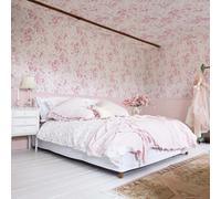 Shabby Chic By Rachel Ashwell Romantic Rose Pink Floral Wallpaper
