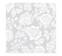 Shabby Chic by Rachel Ashwell Stipple Grey Floral Wallpaper | Paste The Wall | Grey Floral | Eco-Friendly