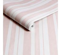 Shabby Chic By Rachel Ashwell Watercolour Stripe Pink Stripped Wallpaper