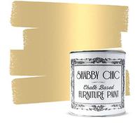 Shabby Chic Chalk Based Furniture Paint, Antique Gold - 1 L | Distressed Matt Finish for Furniture, Home Decor or DIY Projects | Interior & Exterior | Non-Sand, Suitable for Wood, Plastic & Metal