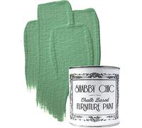 Shabby Chic Chalk Based Furniture Paint, Cottage Green - 1 L | Distressed Matt Finish for Furniture, Home Decor or DIY Projects | Interior & Exterior | Non-Sand, Suitable for Wood, Plastic & Metal