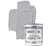 Shabby Chic Chalk Based Furniture Paint, Grey Embrace - 1 L | Distressed Matt Finish for Furniture, Home Decor or DIY Projects | Interior & Exterior | Non-Sand, Suitable for Wood, Plastic & Metal
