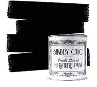 Shabby Chic Chalk Based Furniture Paint, Liquorice Black - 2.5 L | Distressed Matt Finish for Furniture, Home Decor or DIY Projects | Interior & Exterior | Non-Sand, Suitable for Wood, Plastic & Metal
