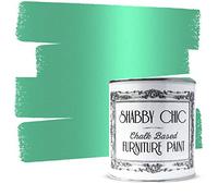 Shabby Chic Chalk Based Furniture Paint, Metallic Green - 1 L | Distressed Matt Finish for Furniture, Home Decor or DIY Projects | Interior & Exterior | Non-Sand, Suitable for Wood, Plastic & Metal