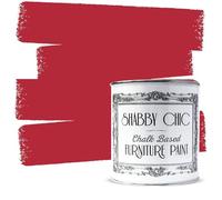 Shabby Chic Chalk Based Furniture Paint, Nautical Red - 1 L | Distressed Matt Finish for Furniture, Home Decor or DIY Projects | Interior & Exterior | Non-Sand, Suitable for Wood, Plastic & Metal