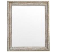 Shabby Chic Distressed Wood Picture Photo Frame 36 x 24 inch (Plastic Glass)