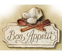 Shabby-Chic Kitchen Prints Retro Vintage Metal Tin Sign 12'' X 8''