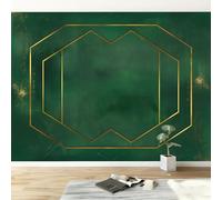 Shabby Chic Non-Woven Wall Mural 200W x 140H cm, Simple Geometric Marble Texture Premium Photo Wallpaper Art Print - Bedroom Wall Mural Decoration Poster Picture Wallpaper Modern Design