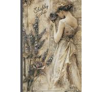 Shabby chic notebook: lovely writing pad with a victorian theme