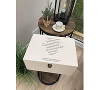 shabby chic personalised ltd In Memory of a Special HUSBAND ~ Very Large BEREAVEMENT Memory Box ANY NAME Memorial Loss