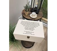 shabby chic personalised ltd VERY LARGE In Memory of a SON ~ BEREAVEMENT Memory Box ANY NAME Loss of Child