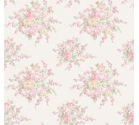 Shabby Chic Rachel Ashwell Rose Blossom Pink Wallpaper | Multi