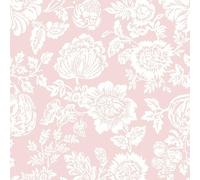 Graham & Brown Shabby Chic by Rachel Ashwell Stipple Pink Floral Wallpaper | Paste The Wall | Pink Floral | Eco-Friendly