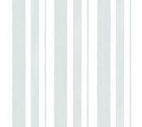 Shabby Chic by Rachel Ashwel Watercolour Stripe Wallpaper - Blue, Blue